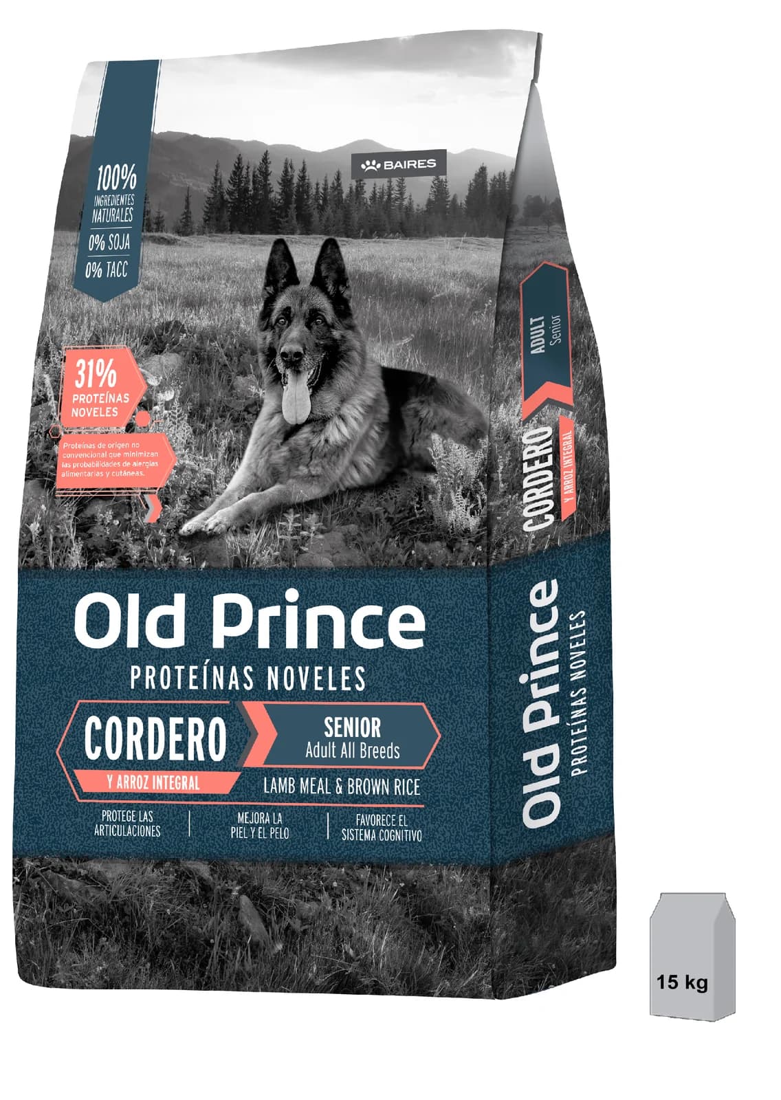 OLD PRINCE PERRO ADULTO SENIOR L&R 15KG
