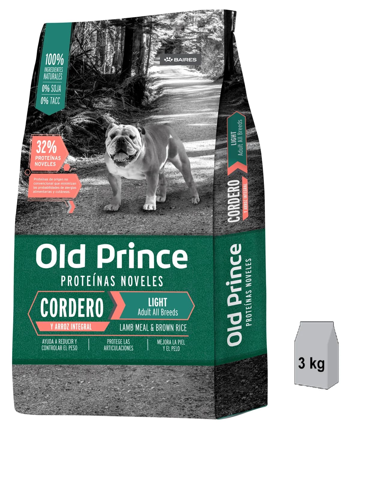 OLD PRINCE PERRO ADULTO LIGHT L&R 3KG