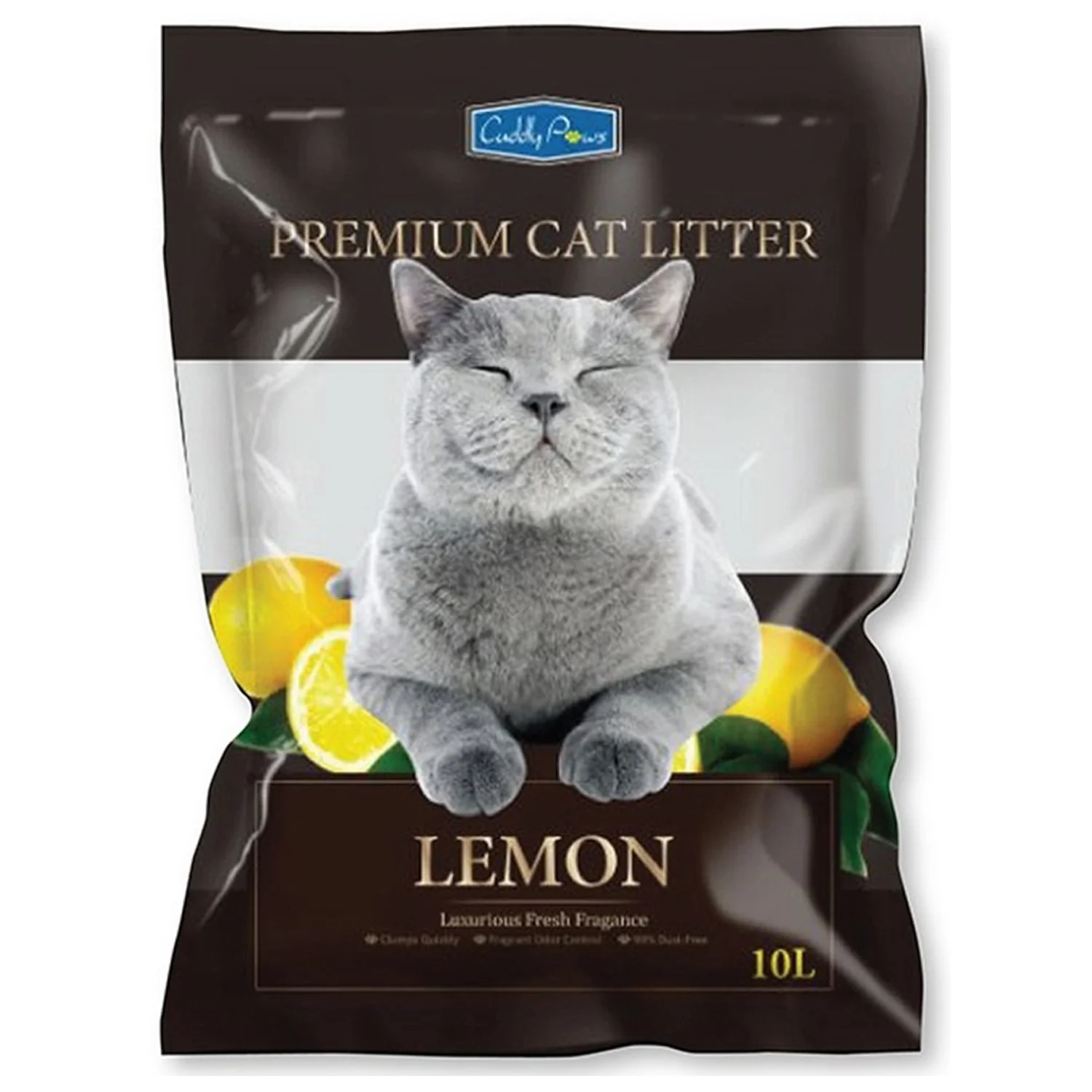 ARENA CUDDLY PAWS 8 KG - LIMÓN
