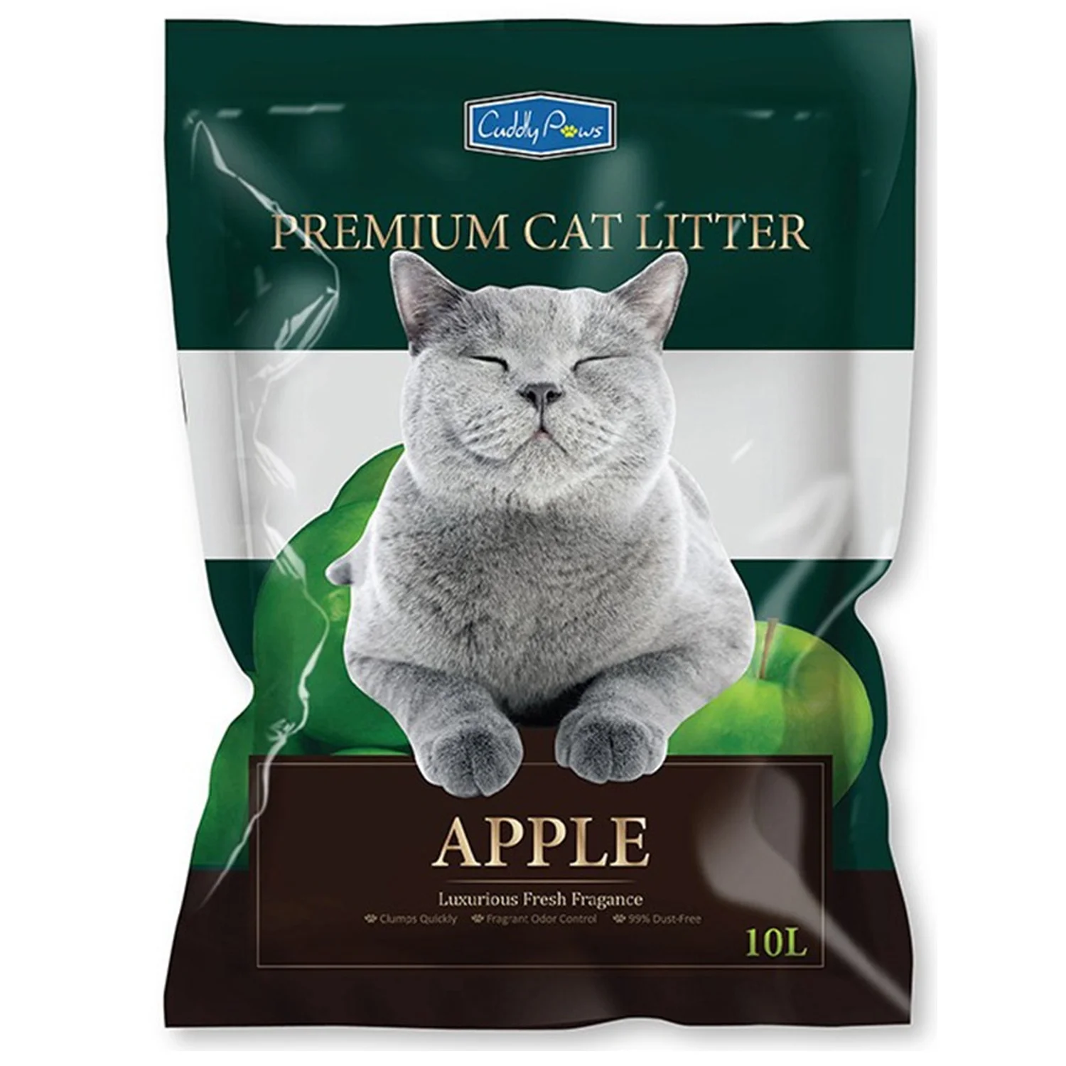 ARENA CUDDLY PAWS 8 KG - MANZANA