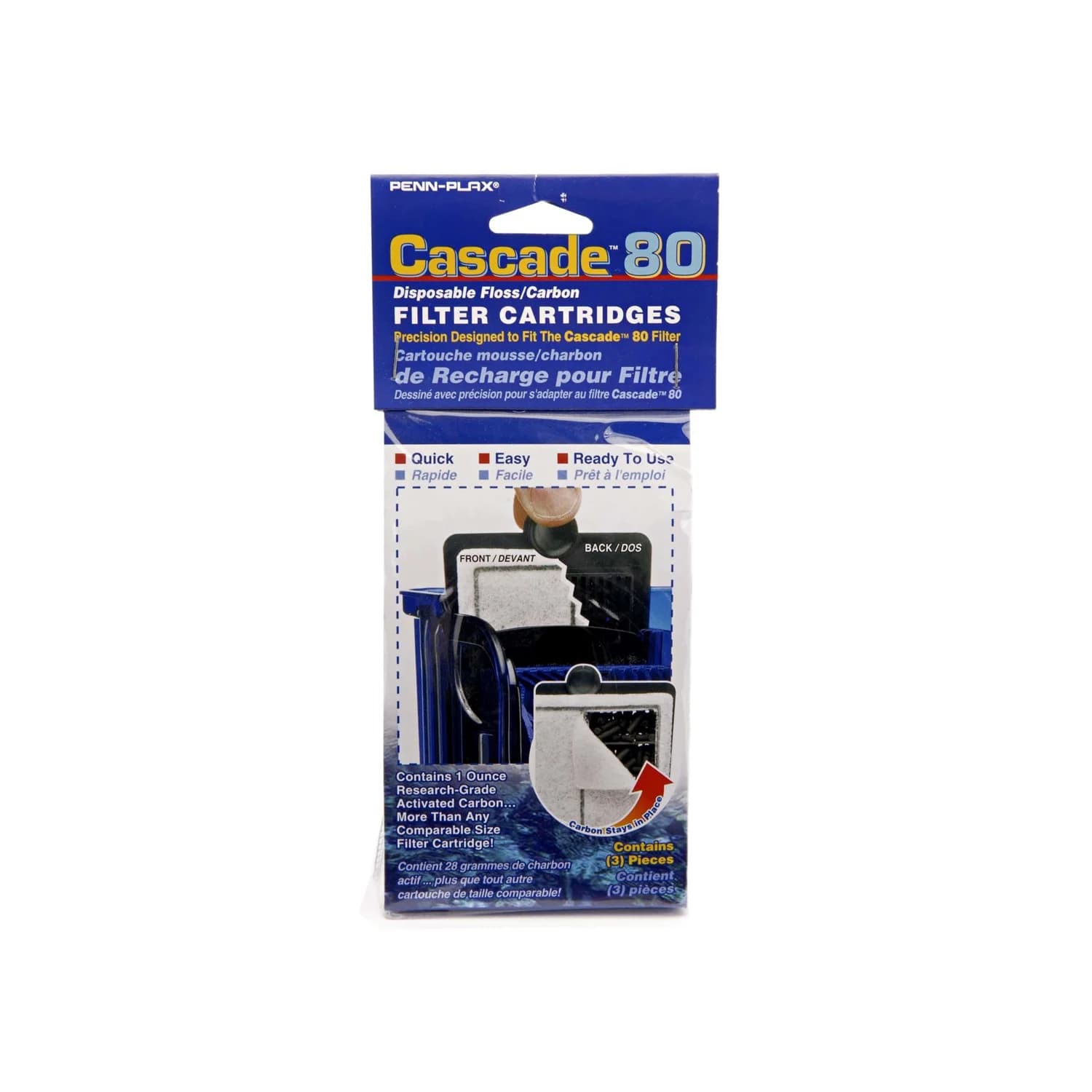 CARTUCHO DE REP CASCADA 80 3PCS