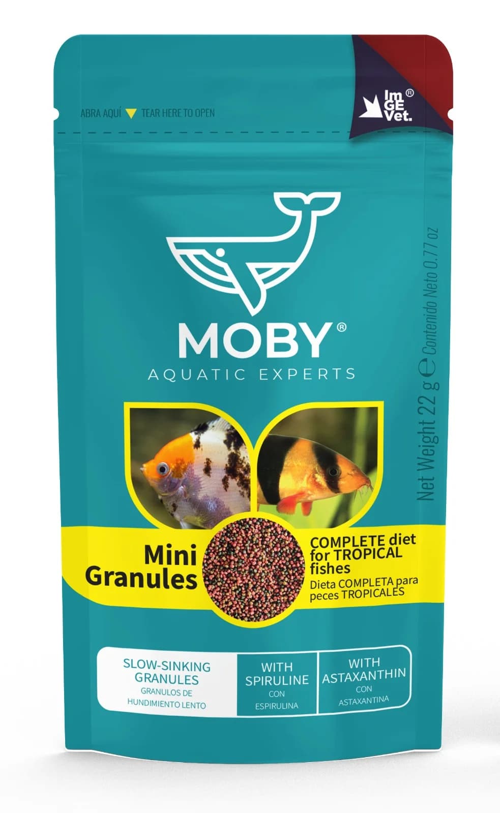 MOBY MINI GRANULES 22G