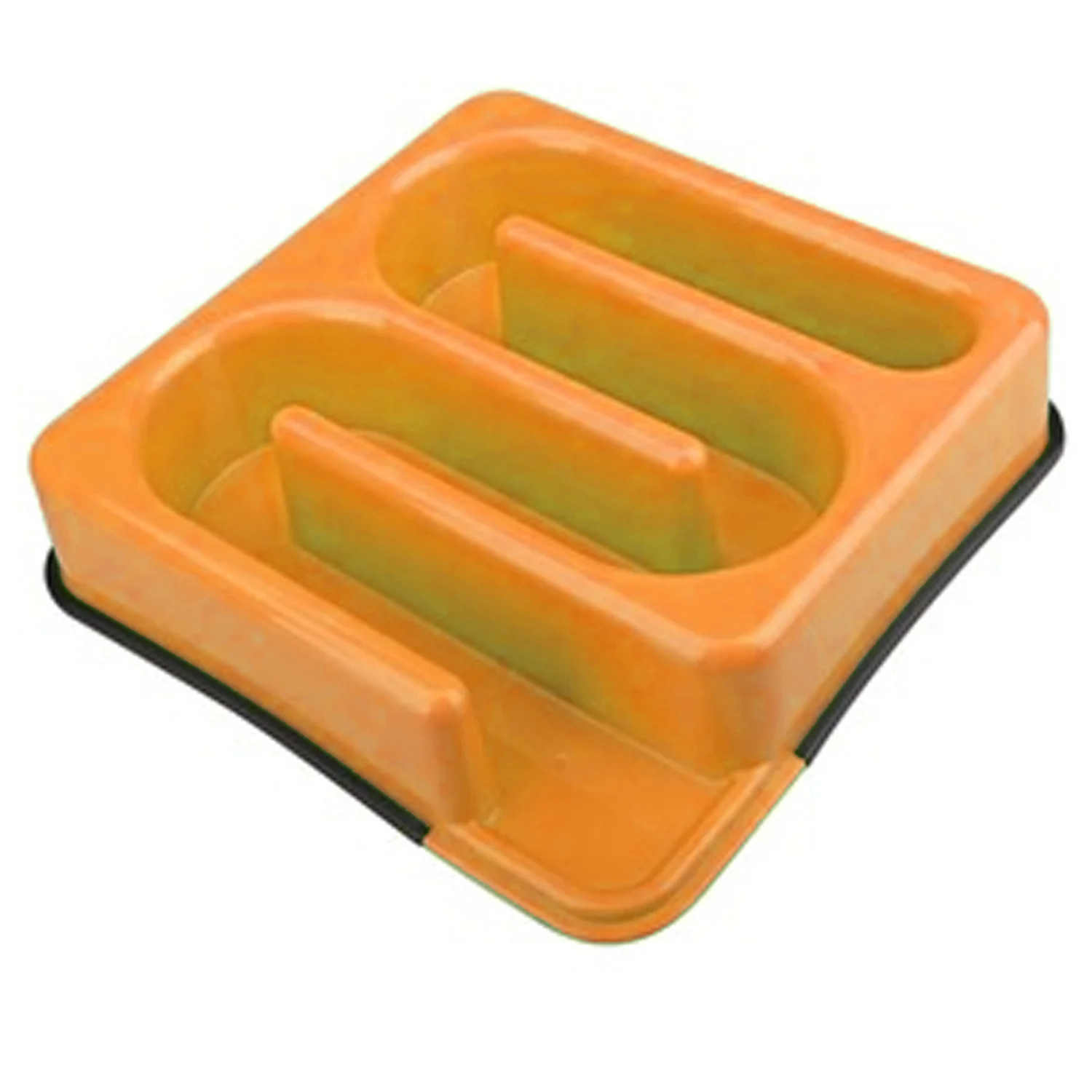 PLATO LABERINTO-BCD DESPACIO NARANJA