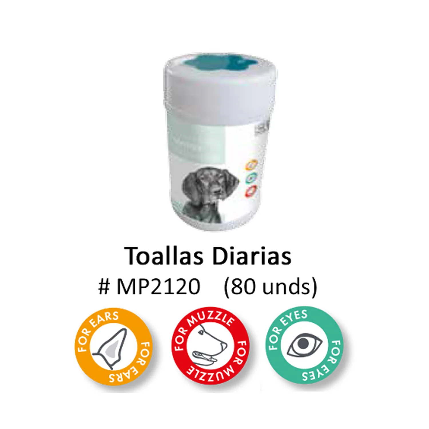 TOALLAS LIMPIEZA 80 PCS