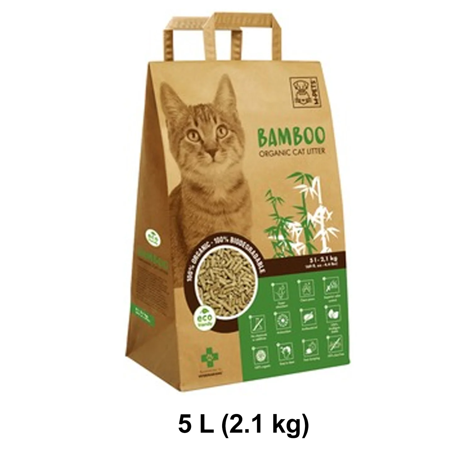 BAMBOO CAT LITTER - 5 L / 2.1 KG