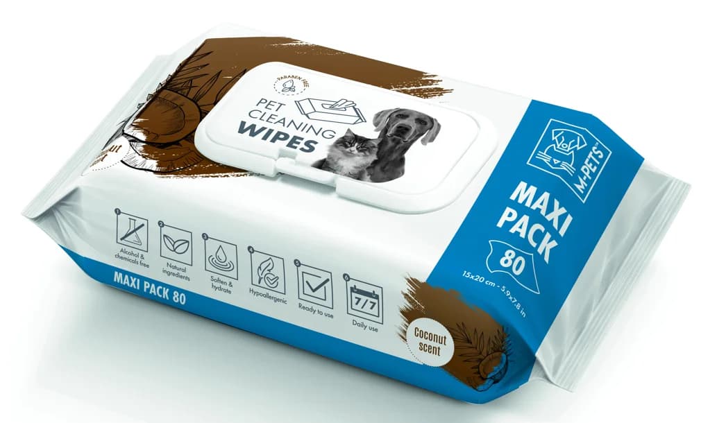 PET CLEANING WIPES COCO 80 PCS 80X20
