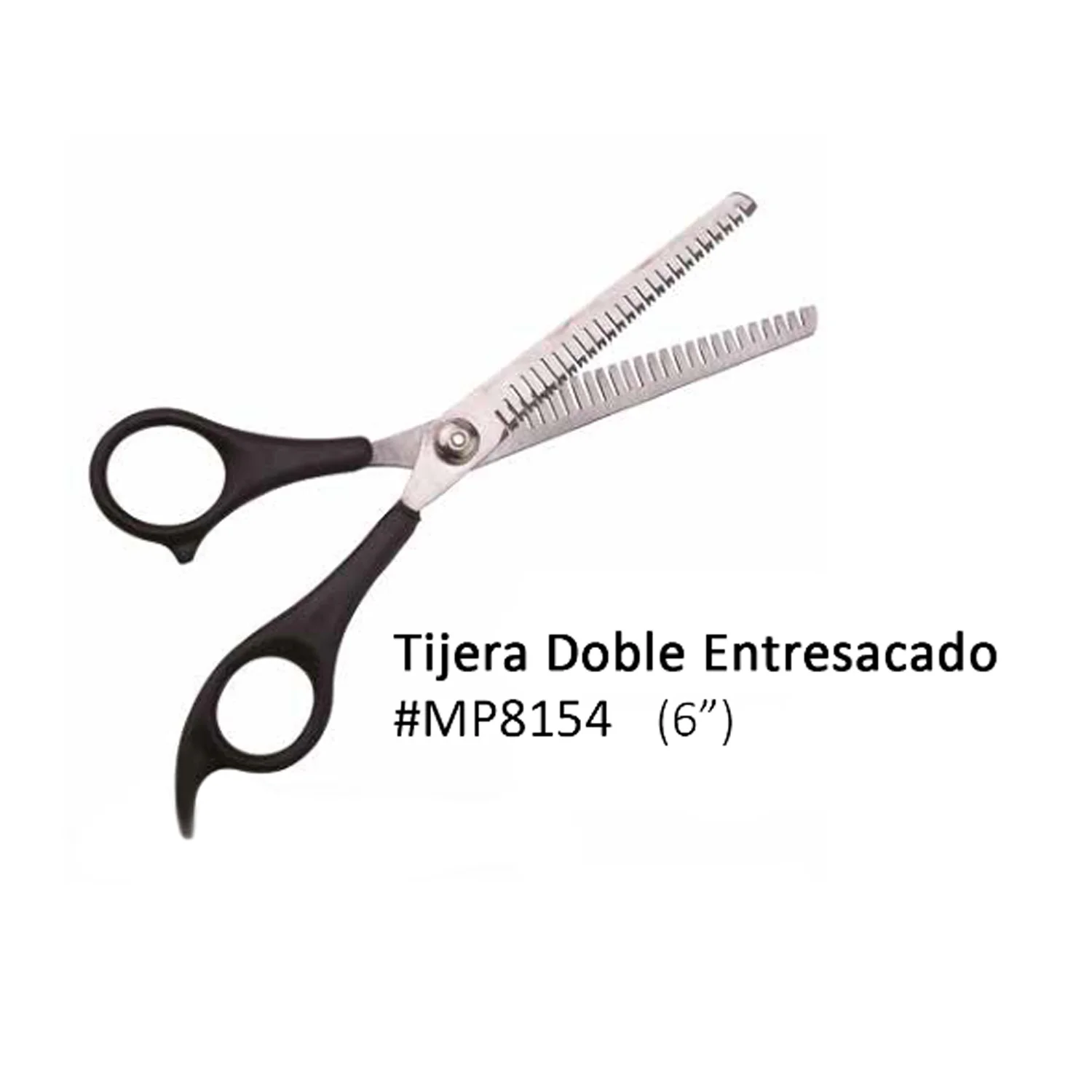 TIJERA DOBLE ENTRESACADO M-PETS