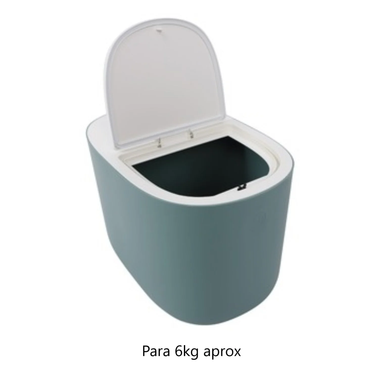 RECIPIENTE P/ALIMENTO STOKE - VERDE 6KG