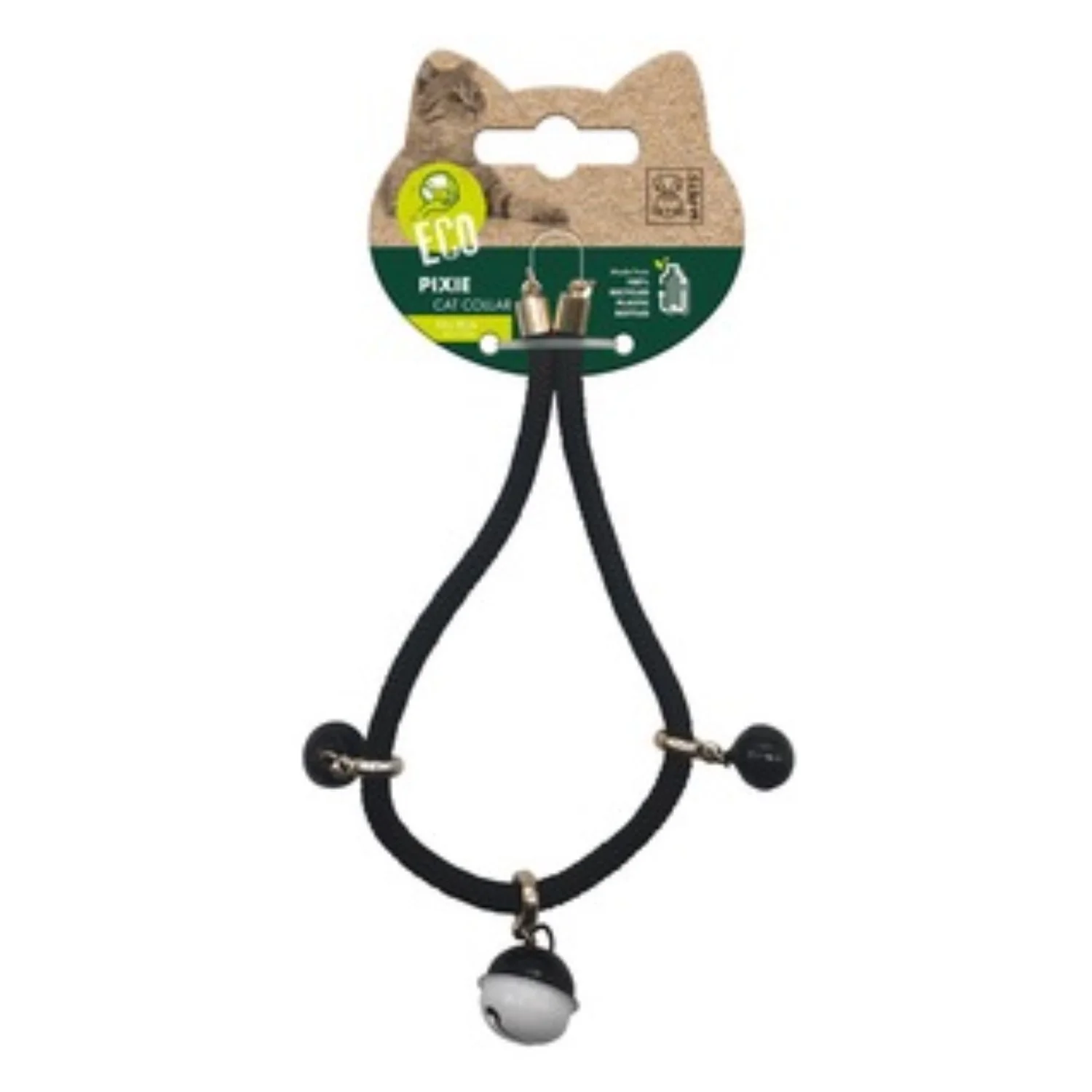 COLLAR PARA GATO PIXIE ECO NEGRO