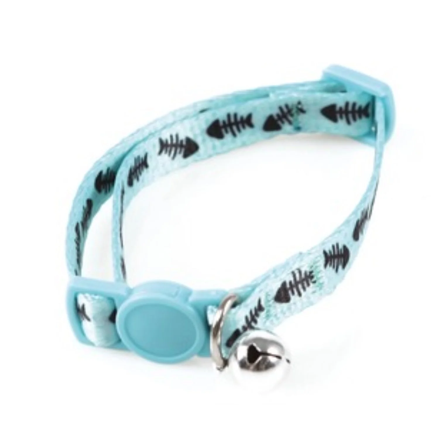 COLLAR PARA GATO ZANY ECO-CELESTE/NEGRO