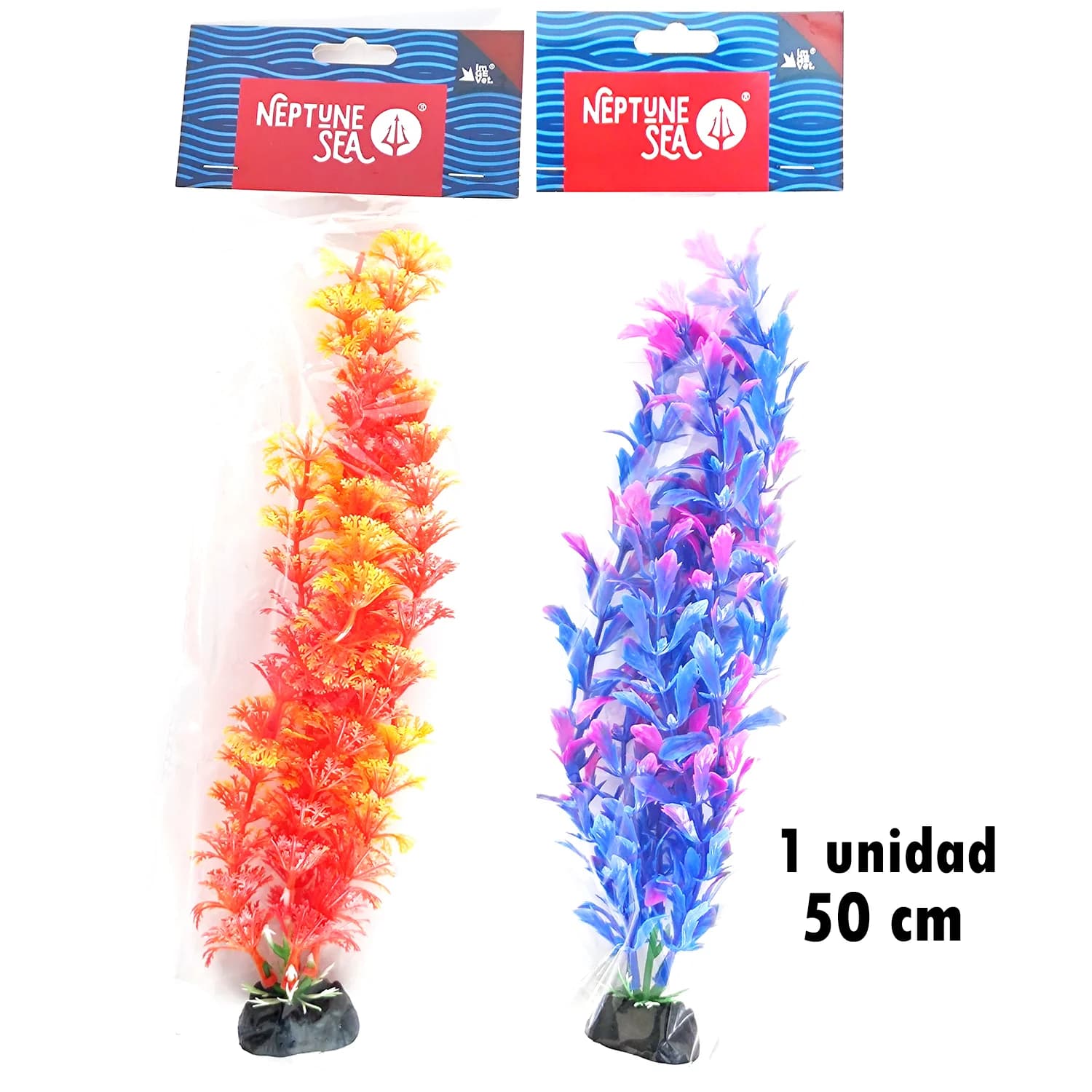 PLANTA PLASTICA COLORES 50 CM