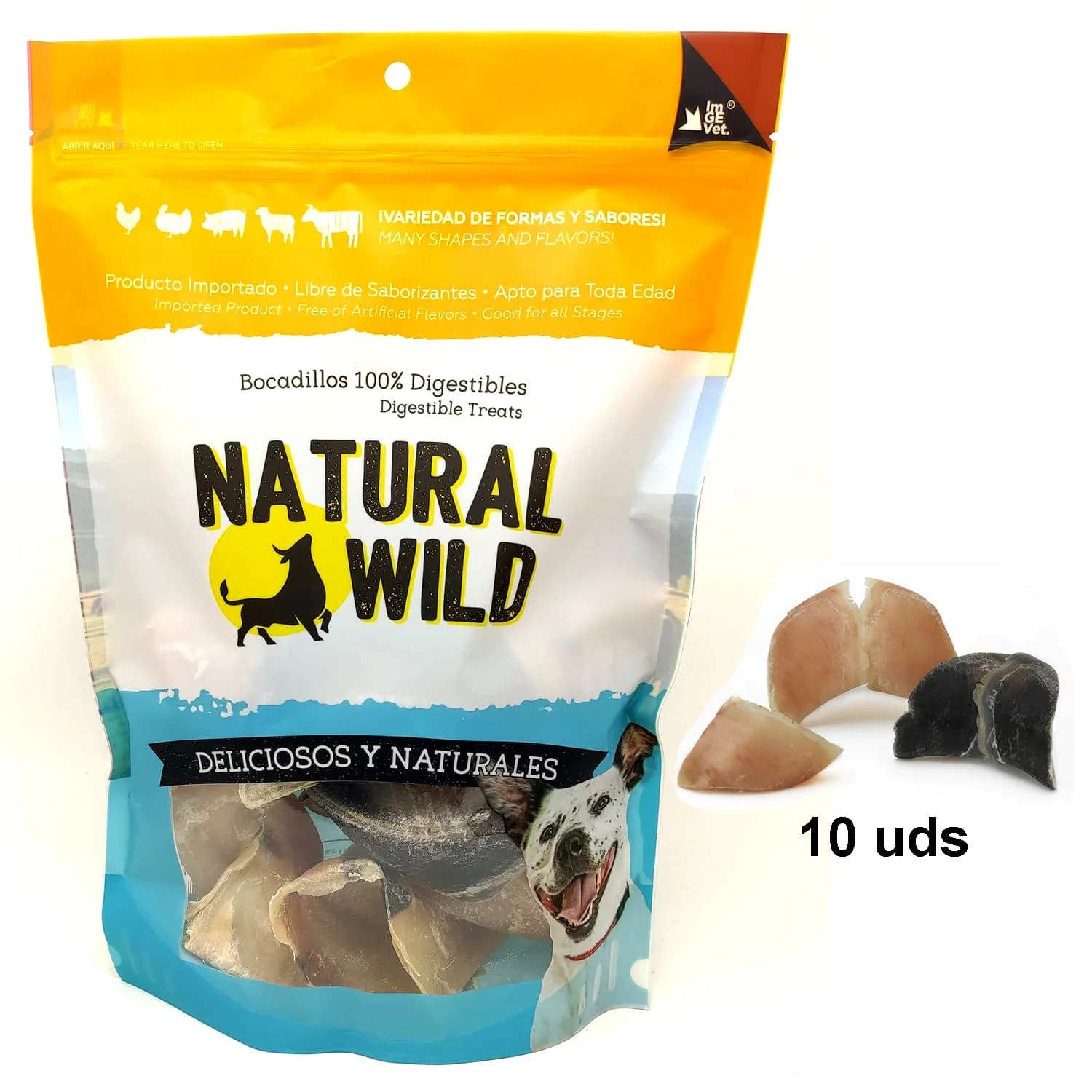 NW CASQUITOS RES/CALF HOOF 10 UNDS