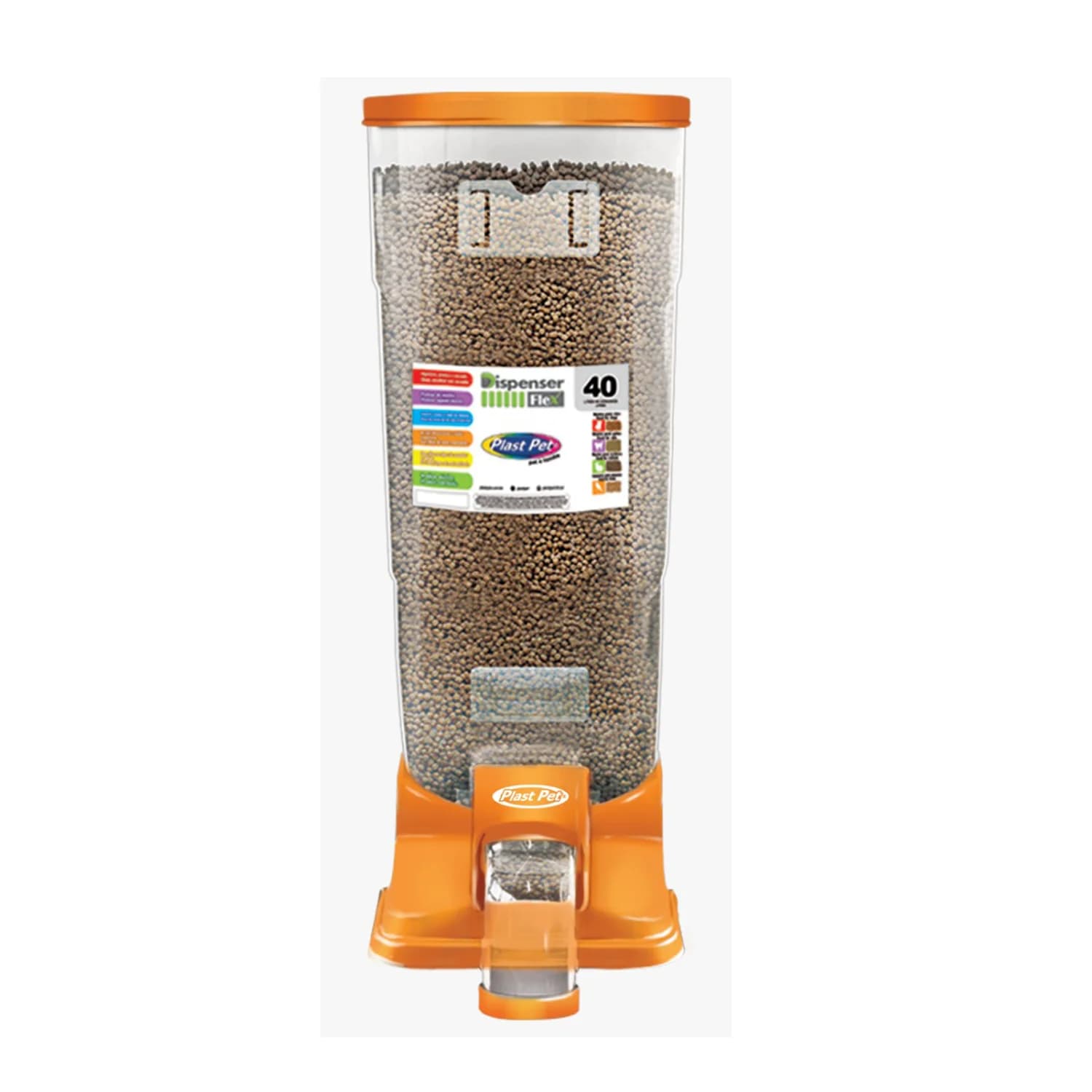 PP DISPENSER NARANJA 40 L