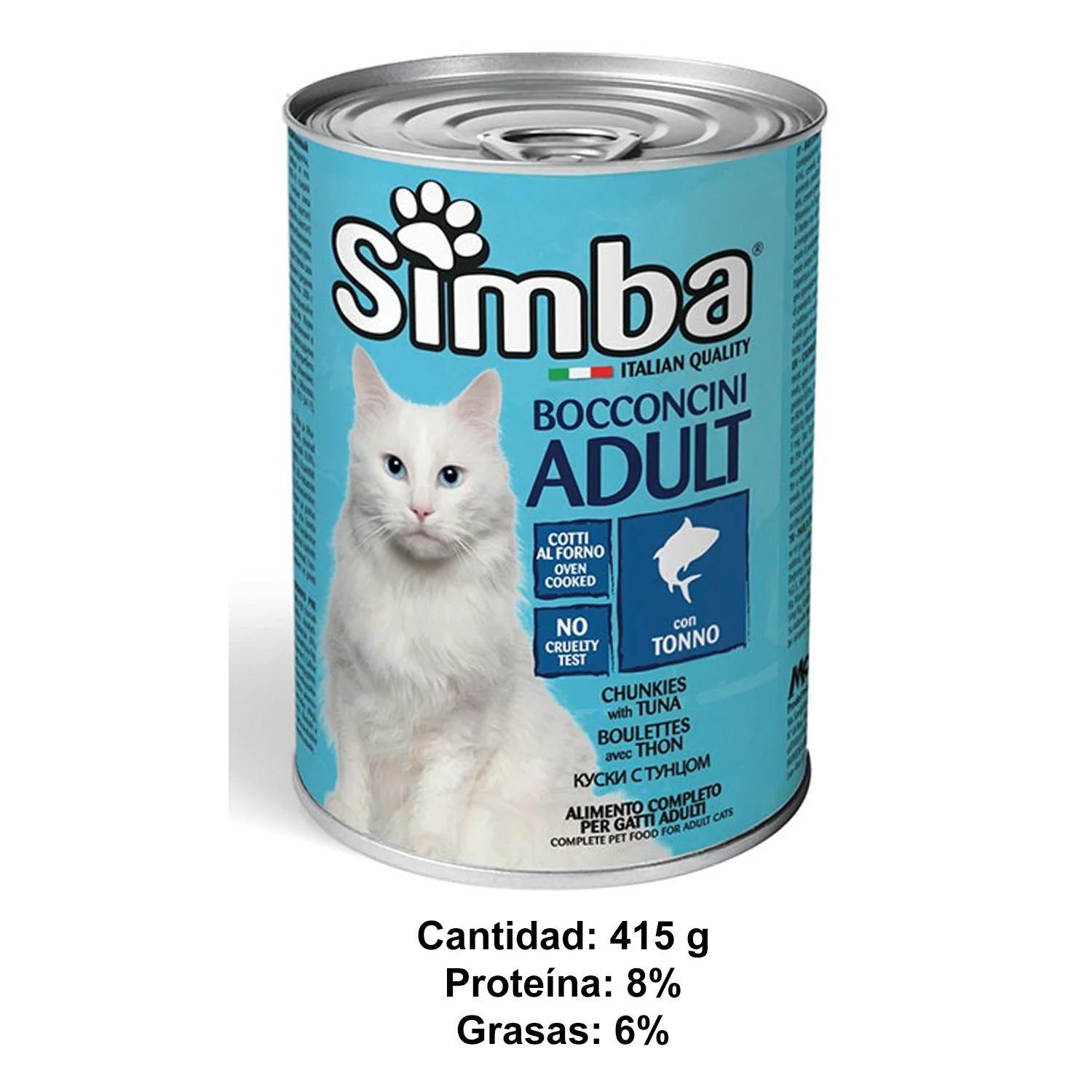 SALVATAJE SIMBA LATA GATO 415 G ATÚN