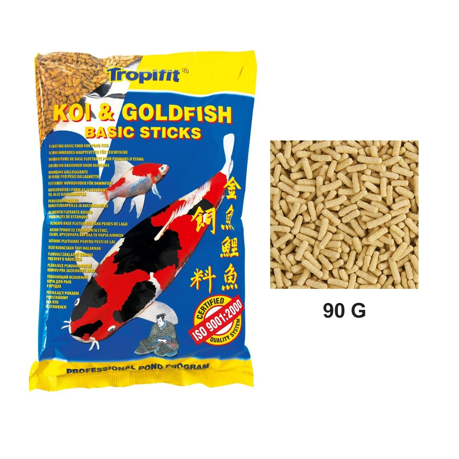 TR POND KOI & GF BASIC STICKS 90 GR