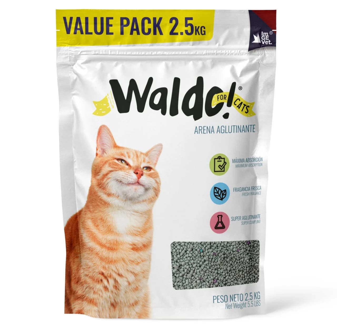 WALDO ARENA PEQUEÑA 2,5 KG /5.5LBS
