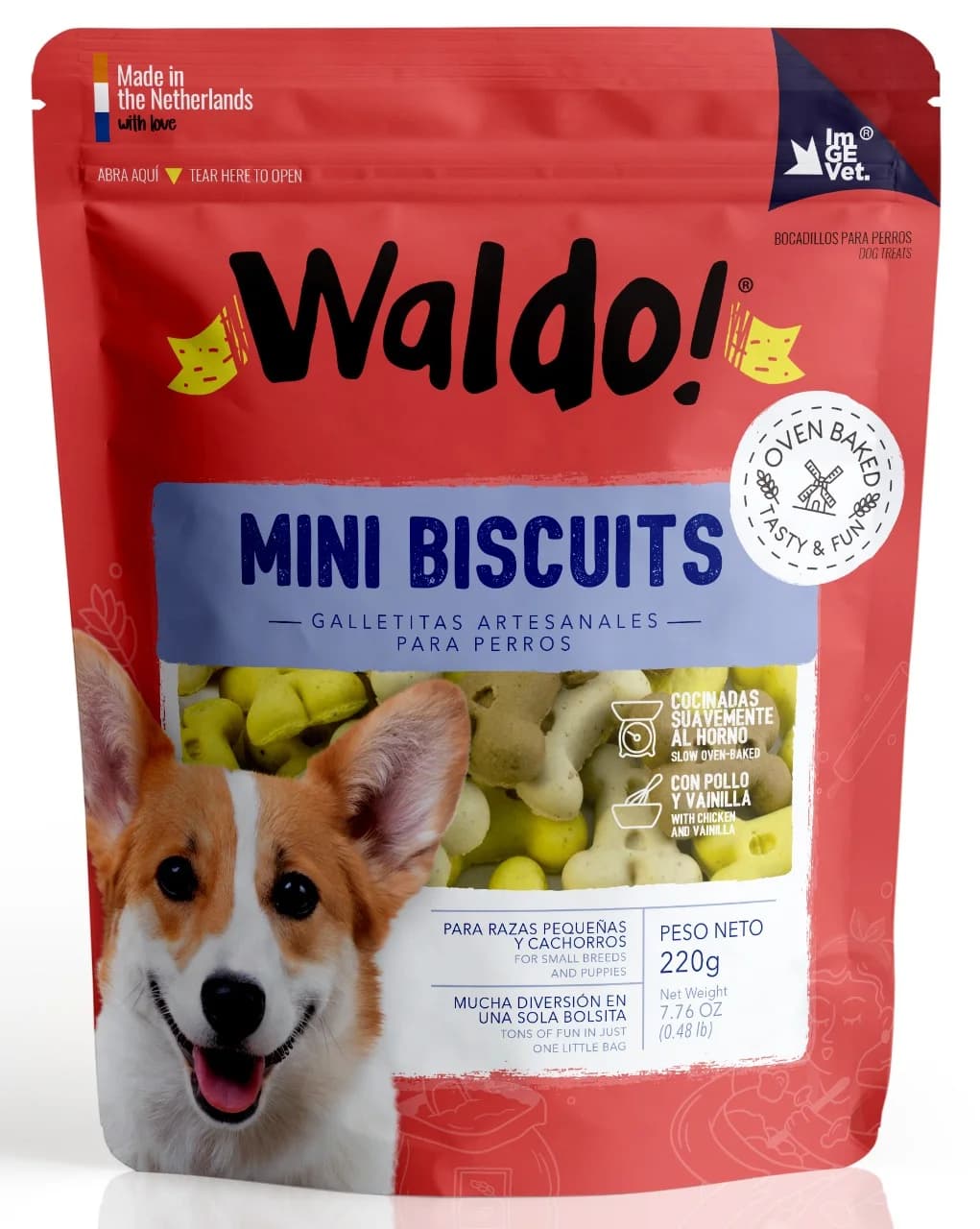 WALDO MINI BISCUITS 220 G