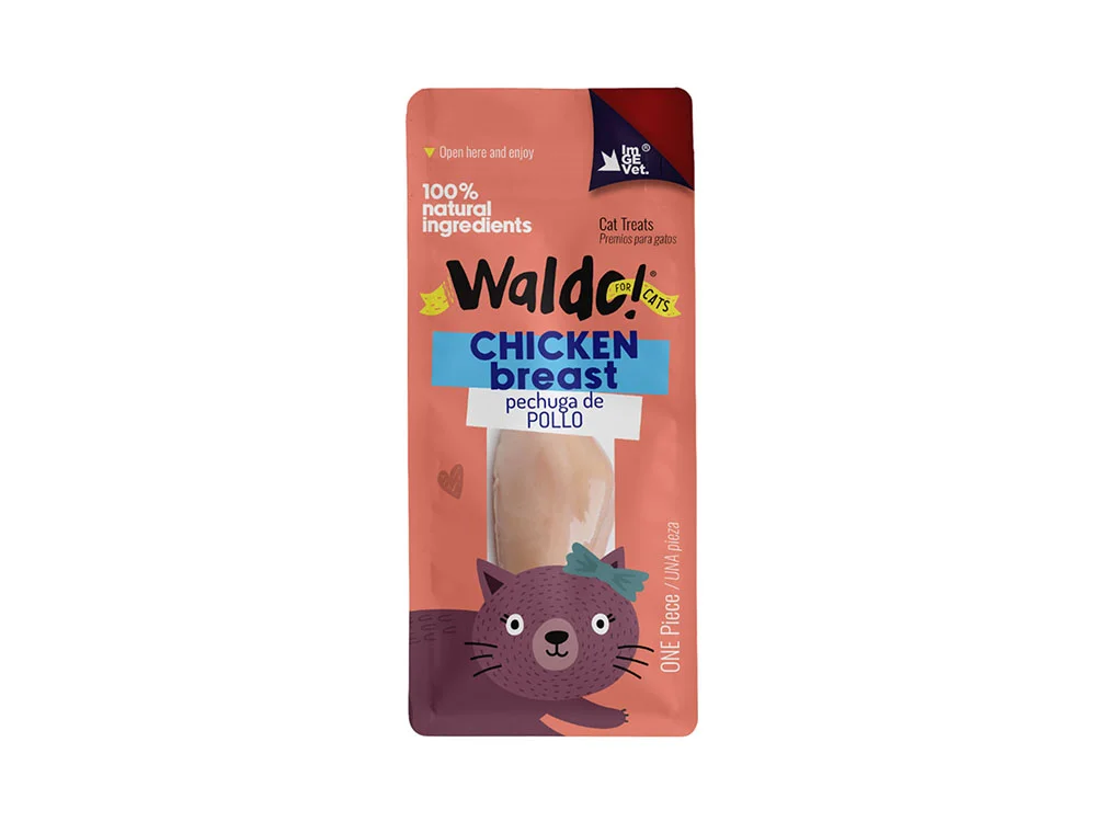 WALDO FOR CATS CHICKEN BREAST 20 PIEZAS
