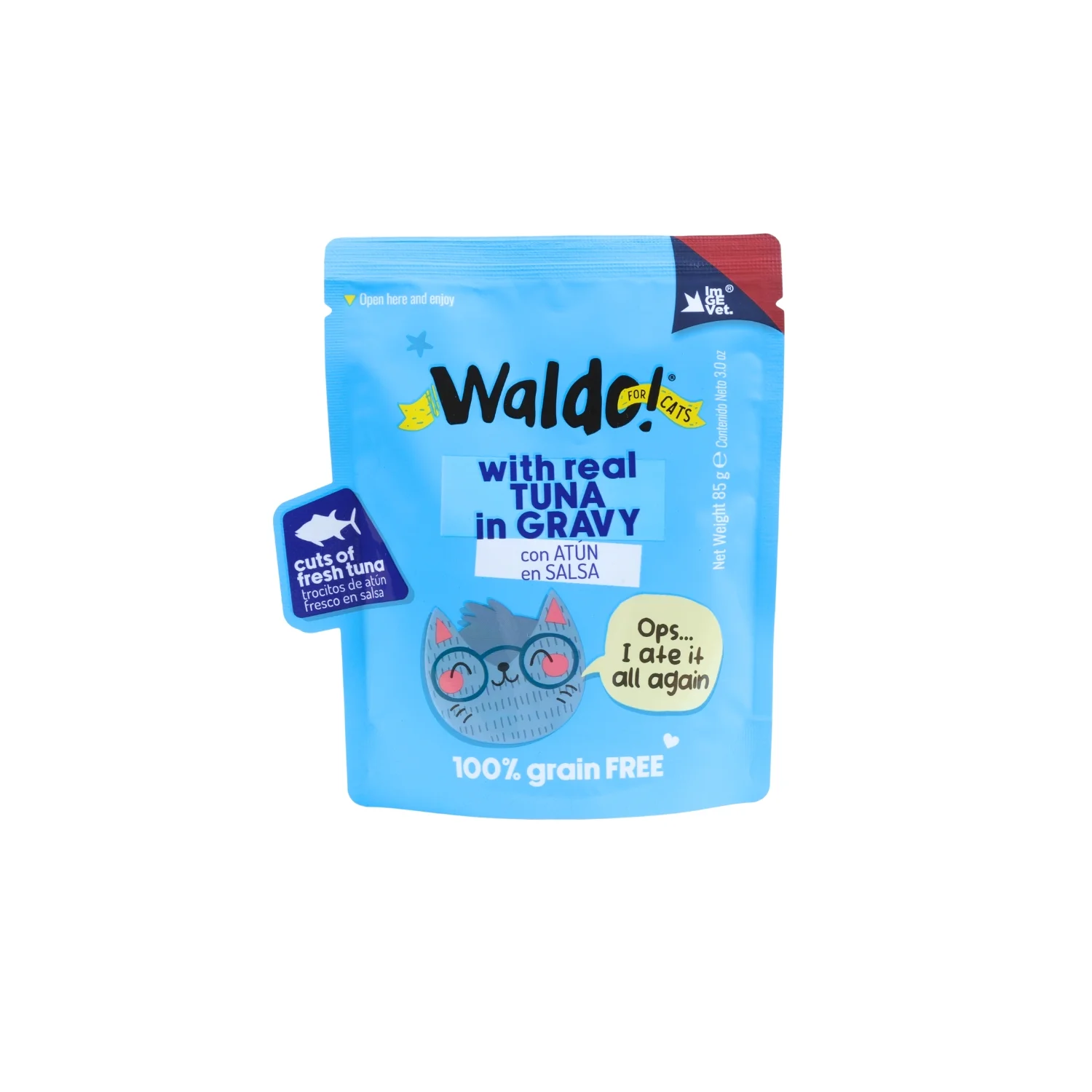 WALDO FOR CATS POUCH 85G 1 UND / TUNA