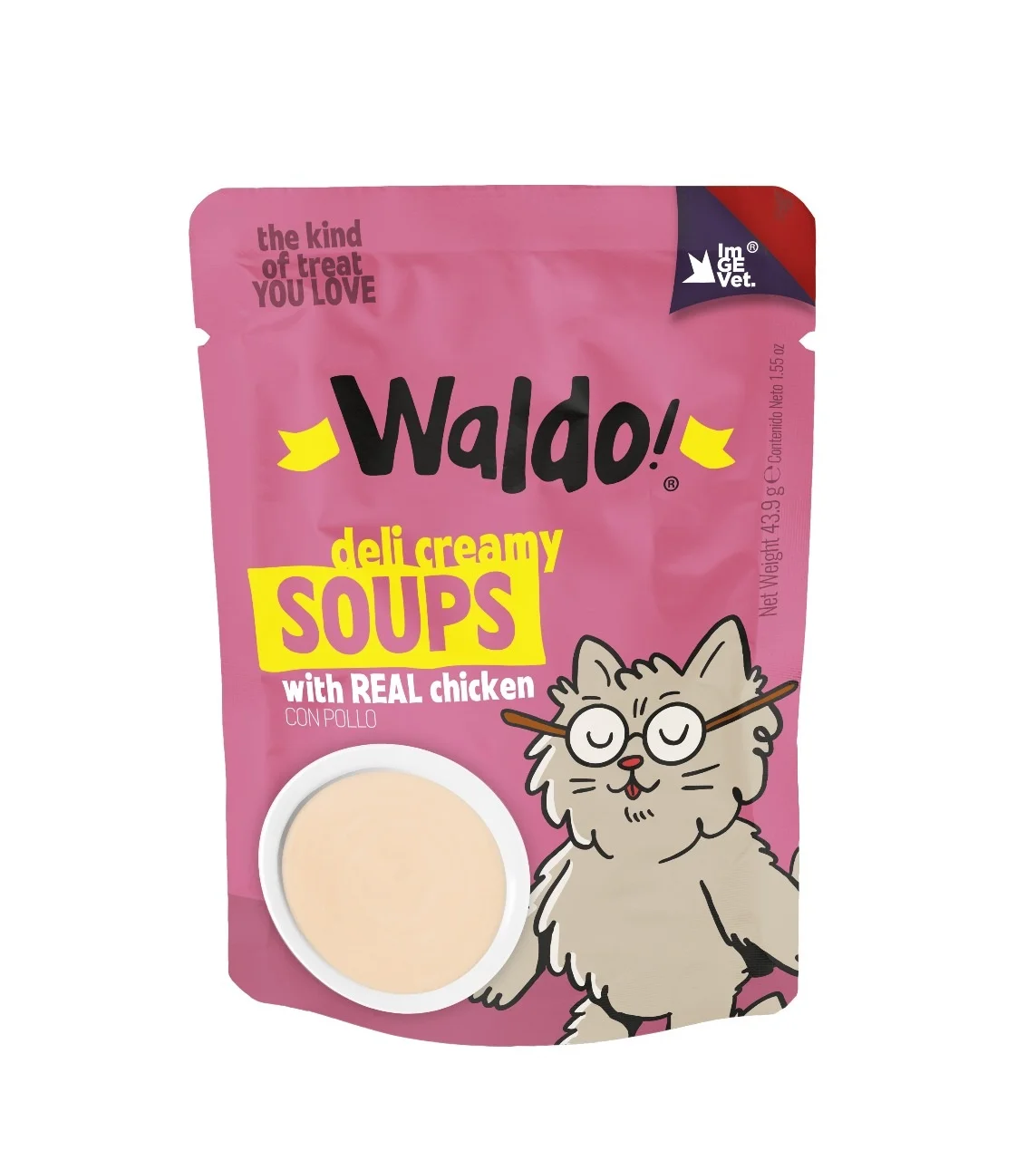 WALDO CATS DELI SOUPS 43.9G 24 PACK / CHICKEN